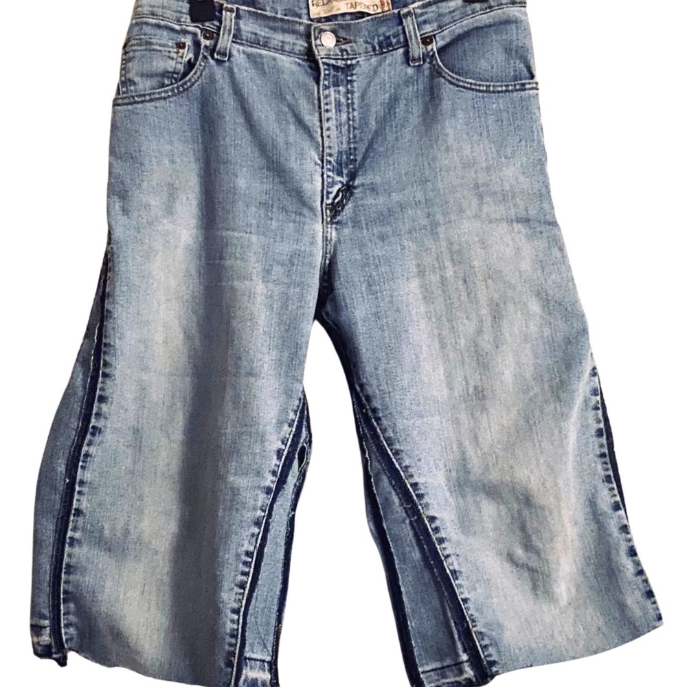 One-of-a-Kind Upcycled Vintage Levi's 512 Denim Jorts Size 12